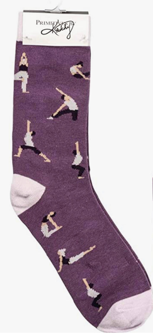 Yoga/Stretching Socks - One Size - Jilly's Socks 'n Such