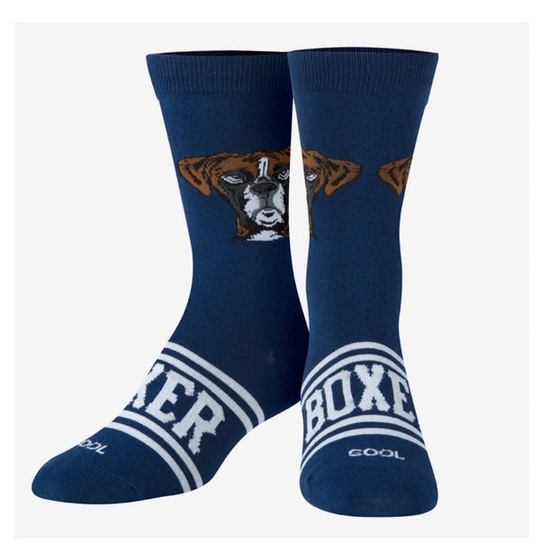 Women’s Boxer Socks - Blue - Jilly's Socks 'n Such