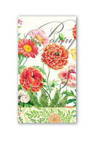 Hostess Napkins - Poppies and Posies - Jilly's Socks 'n Such