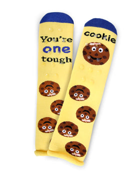 “You’re one tough cookie” Greeting Card Socks