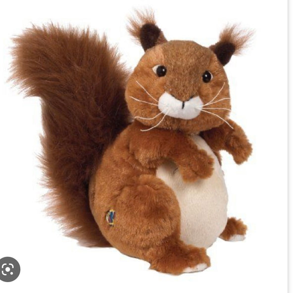 5.5” Woodland stuffed animals - Squirrel - Jilly's Socks 'n Such