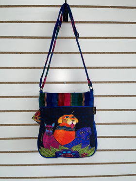 Amigo Dogs Crossbody Bag - Laurel Burch