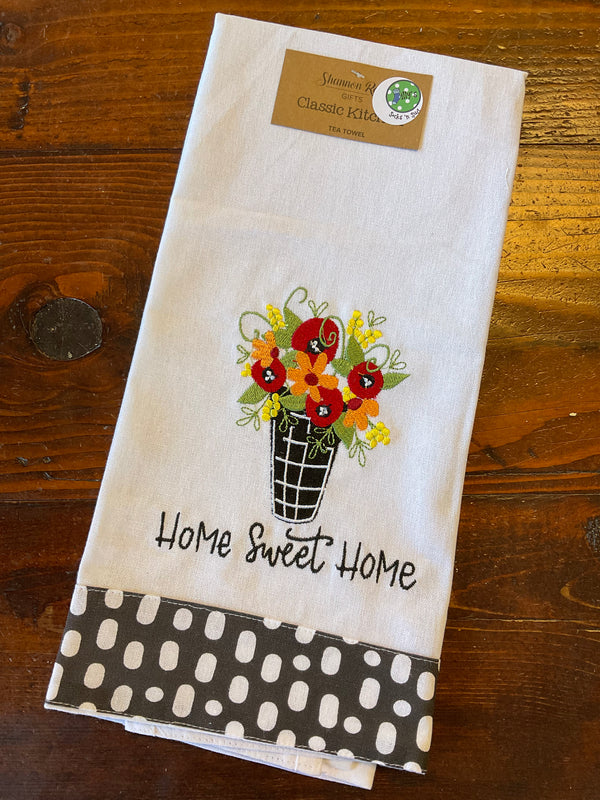 “Home Sweet Home” Tea Towel - Jilly's Socks 'n Such