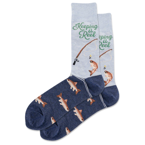 Men’s “Keeping it Reel” Socks - Jilly's Socks 'n Such