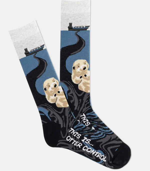 Men’s - “This Is Otter Control” Socks - Jilly's Socks 'n Such