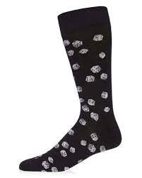 Men’s Roll of The Dice Bamboo Socks - Jilly's Socks 'n Such