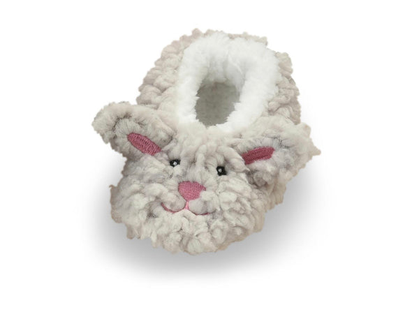 Snoozies! Baby Sherpa Animal Slippers- Bunny - Jilly's Socks 'n Such