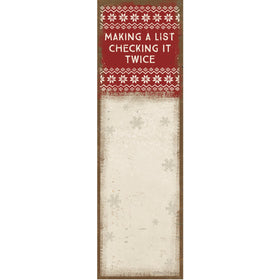 “Making A List” Christmas List Notepad