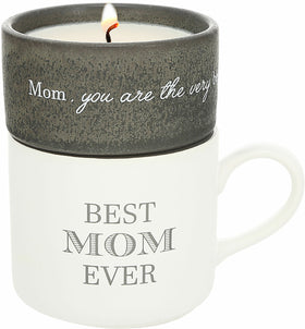 “Best Mom Ever” Mug & Candle Set - Filled with Warmth