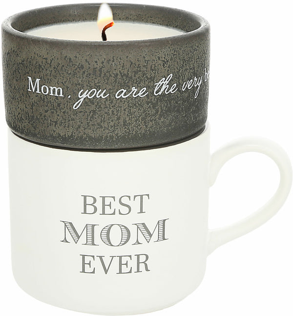 “Best Mom Ever” Mug & Candle Set - Filled with Warmth - Jilly's Socks 'n Such