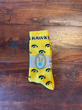 University of Iowa Hawkeyes Dress Sock
