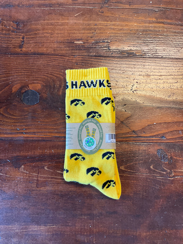 University of Iowa Hawkeyes Dress Sock - Jilly's Socks 'n Such