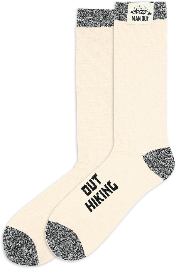 Men’s “Out Hiking” Socks - Man Out - Jilly's Socks 'n Such
