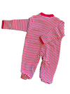 Children’s Striped Bubble Nebraska Footie Pajama Romper - Jilly's Socks 'n Such