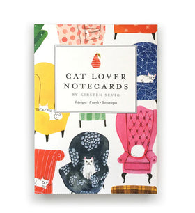 Kirsten Sevig Cat Lover notecards