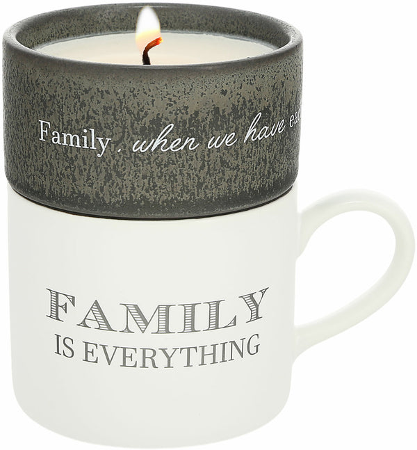 “Family” Mug & Candle Set - Filled with Warmth - Jilly's Socks 'n Such