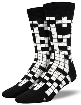 Men's Crossword Socks