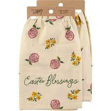 “Easter Blessings” Kitchen Towel - Jilly's Socks 'n Such