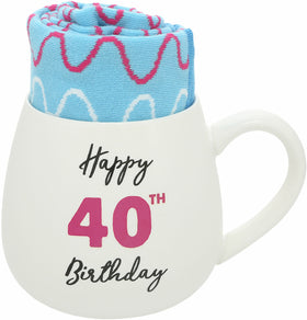 Women’s Happy Birthday Mug & Sock Set - Warm & Toe-sty