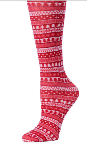 Compression Socks- Red Winter