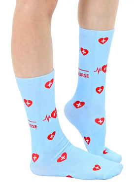 “#1 Nurse” Unisex Crew Socks