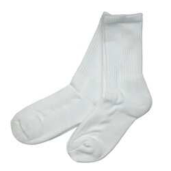 Women’s Bamboo Crew 2 Pack -  White - Jilly's Socks 'n Such