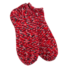 Women’s World Softest Socks - Red Multi Ankle