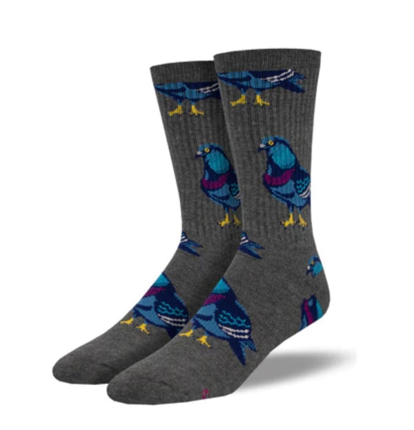 Men's Sly Pigeon Socks - Jilly's Socks 'n Such