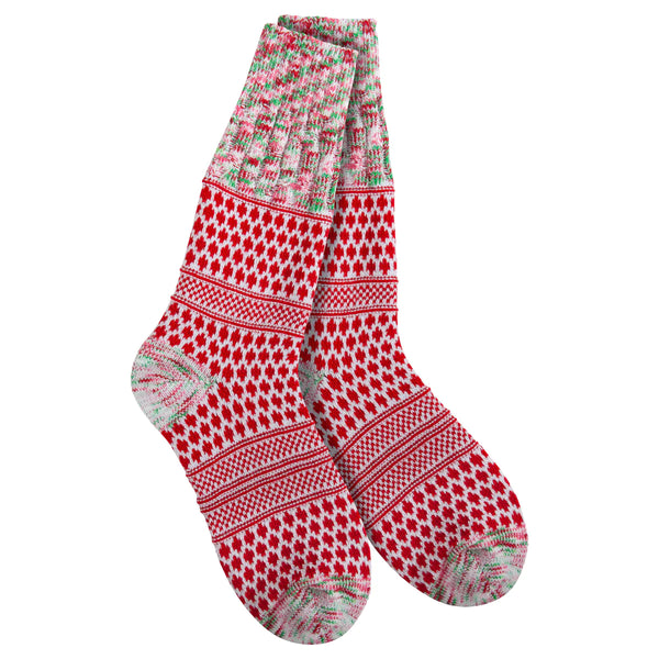 Women's World's Softest Socks - Holiday Multi - Jilly's Socks 'n Such