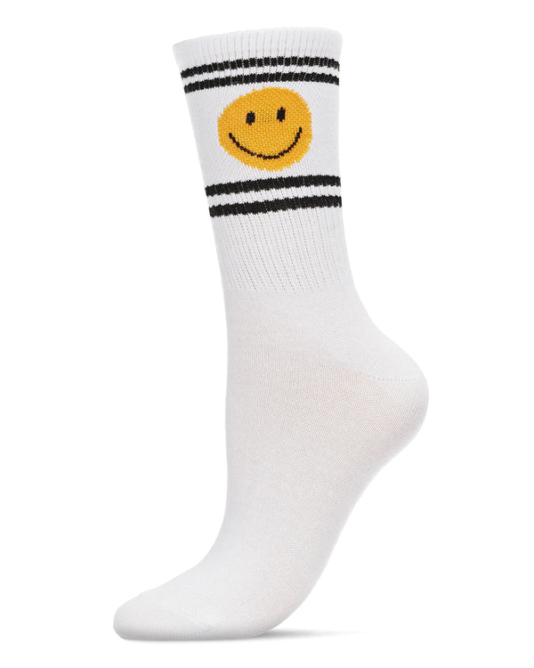 Women’s Smiley Crew Socks - Jilly's Socks 'n Such
