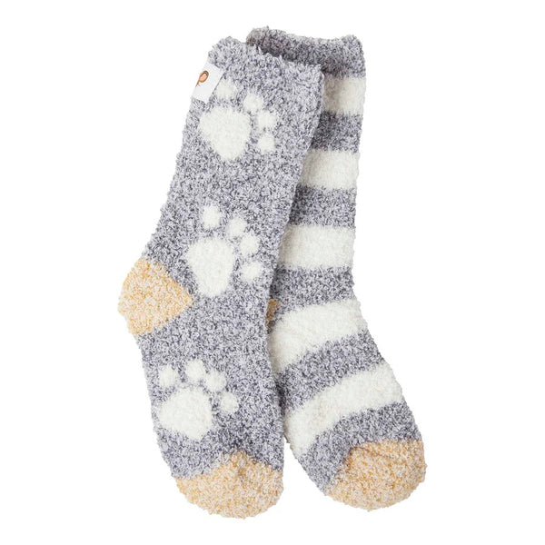 Kid’s Youth Worlds Softest Socks - Paw and Stripe - Jilly's Socks 'n Such