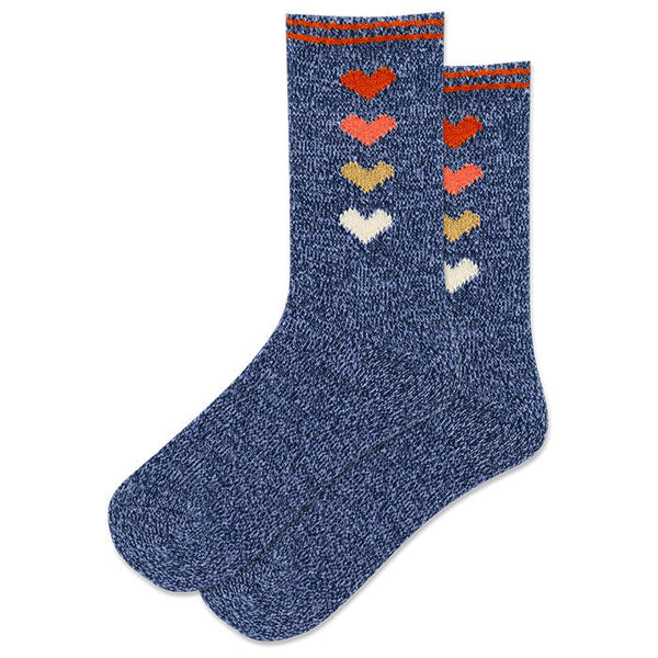 Women’s Fuzzy Hearts Boot Socks - Jilly's Socks 'n Such