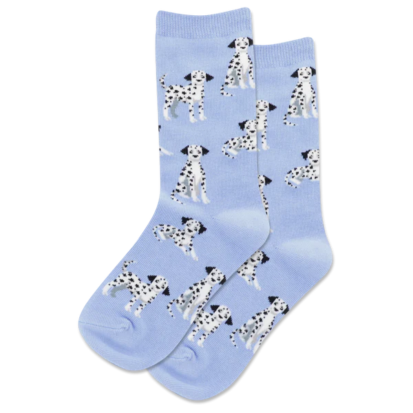 Women’s Dalmatian Socks - Blue - Jilly's Socks 'n Such