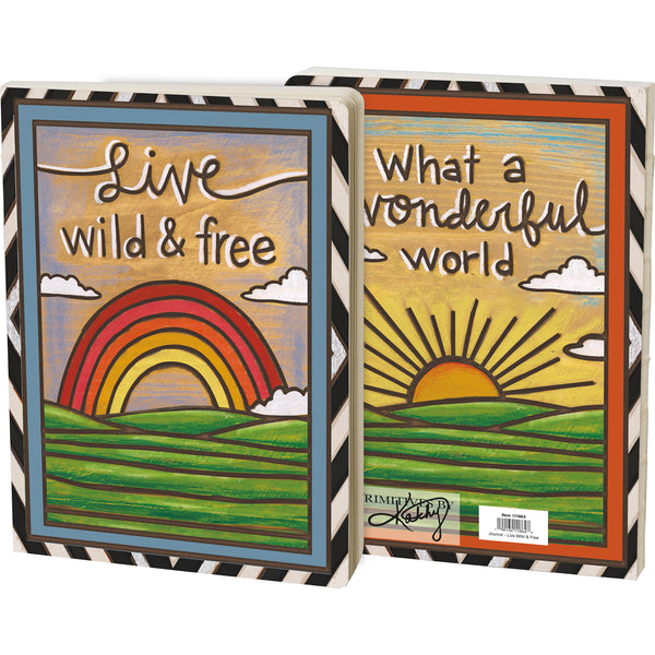 “Live Wild & Free” Journal - Jilly's Socks 'n Such