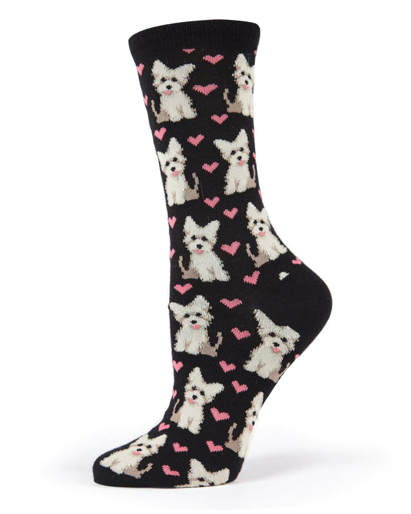 Women’s Puppy Love Bamboo Socks - Jilly's Socks 'n Such