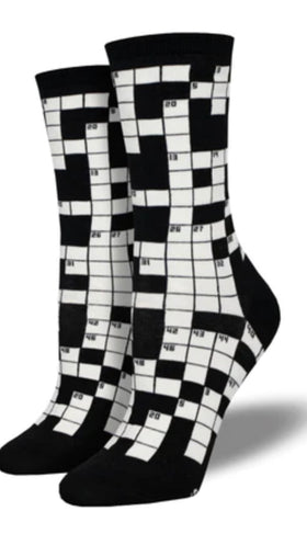 Women’s “Sunday Crossword” socks