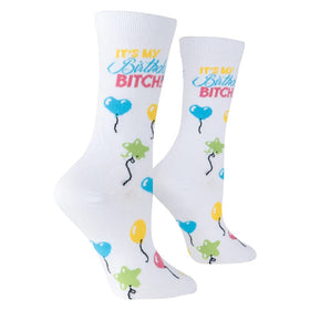 Women’s “It’s My Birthday Bitch!” Socks
