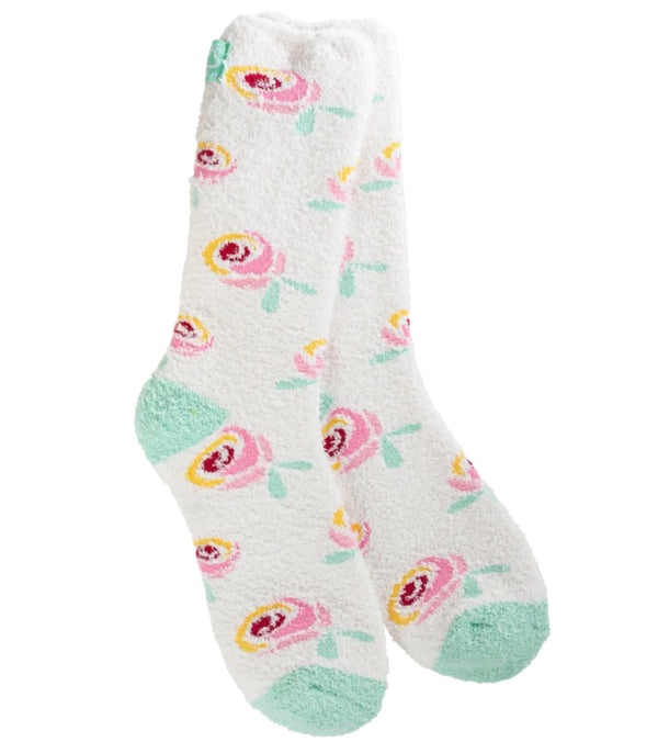 Women’s World’s Softest Socks- Roses - Jilly's Socks 'n Such