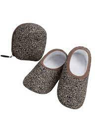 Snoozies Travel Slippers for Women - Leopard