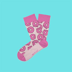 Kid’s Pink Donut Socks- “Frosted Donuts”