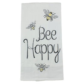 “Bee Happy” Kitchen Towel