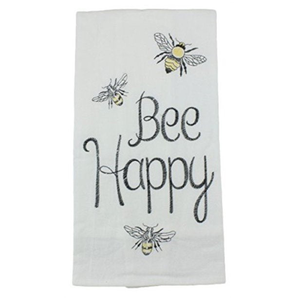 Bee Happy” Kitchen Towel