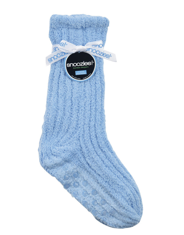 Women’s Pastel Shea Butter Socks w/ Grippers- Blue - Jilly's Socks 'n Such