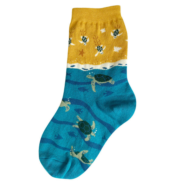 Kid’s Sea Turtles Socks - Jilly's Socks 'n Such