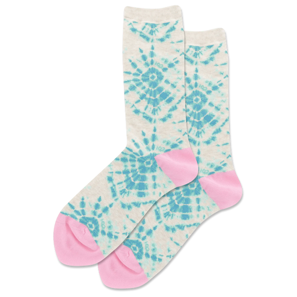Women’s Tie Dye Socks - Blue/Pink - Jilly's Socks 'n Such