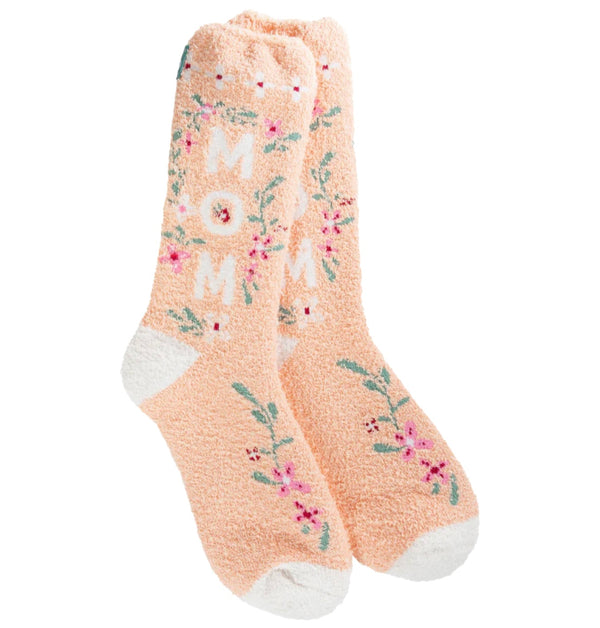 Women’s World’s Softest Socks- Flower Mom - Jilly's Socks 'n Such