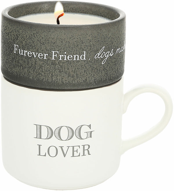 “Dog Lover” Mug & Candle Set - Filled with Warmth - Jilly's Socks 'n Such
