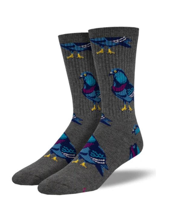Women’s Sly Pigeon Socks - Jilly's Socks 'n Such