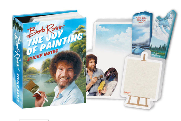 “Bob Ross: The Joy of Painting” stickey notes by The Unemployed Philosophers Guild - Jilly's Socks 'n Such