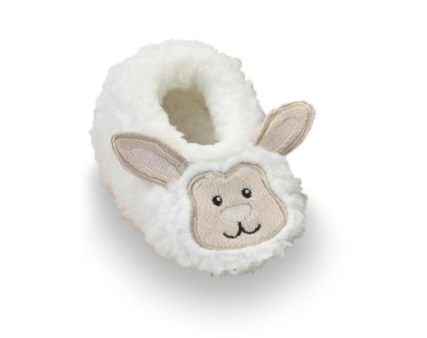 Snoozies! Baby Sherpa Animal Slippers- Lamb - Jilly's Socks 'n Such